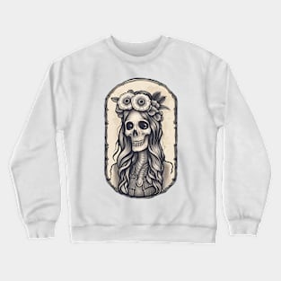 Beautiful dead girl design Crewneck Sweatshirt